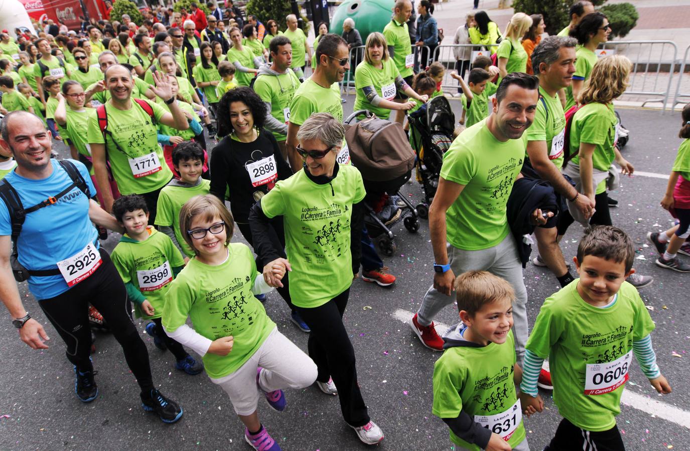 Carrera de la familia en Logroño