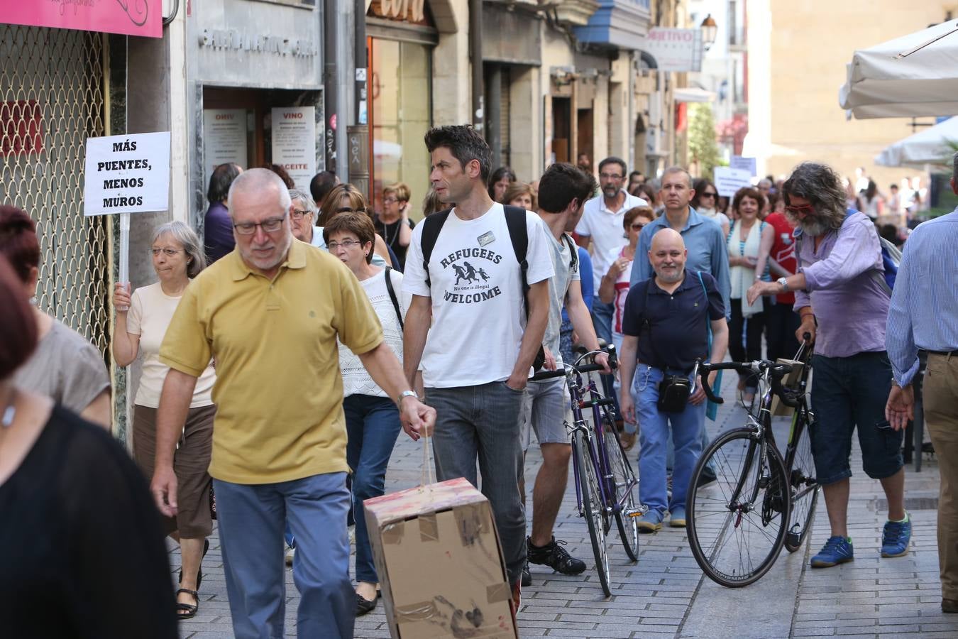 Marcha y concentración en Logroño en el Día Internacional de las personas refugiadas