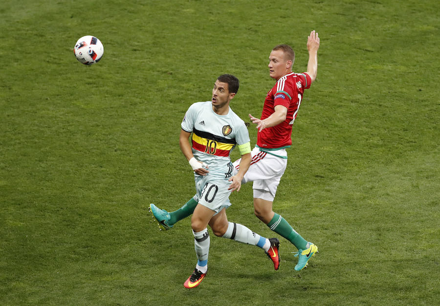 Las mejores imágenes del Hungría-Bélgica