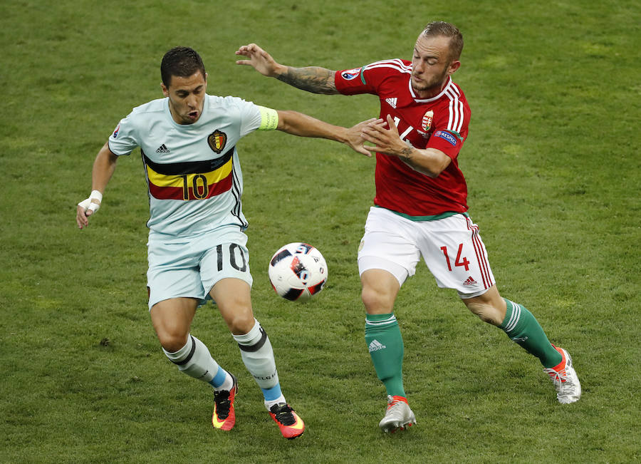 Las mejores imágenes del Hungría-Bélgica