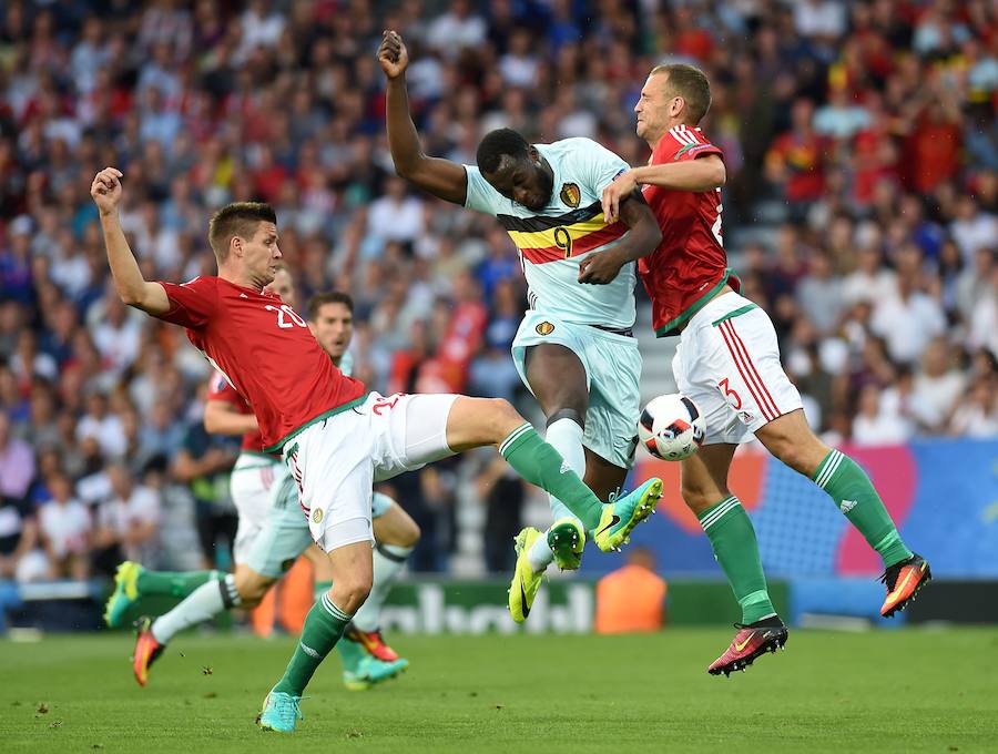 Las mejores imágenes del Hungría-Bélgica