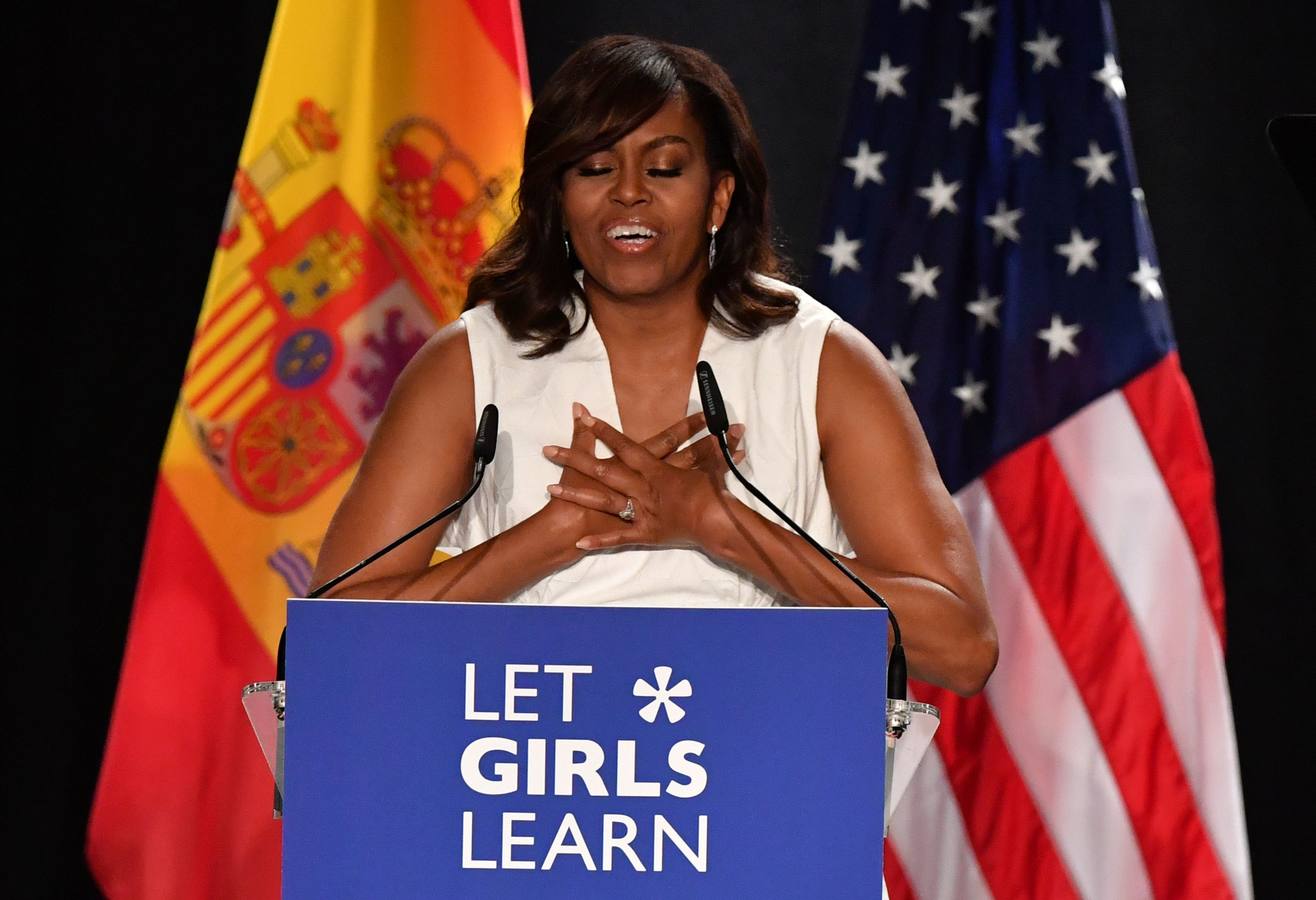 La conferencia de Michelle Obama, en Madrid