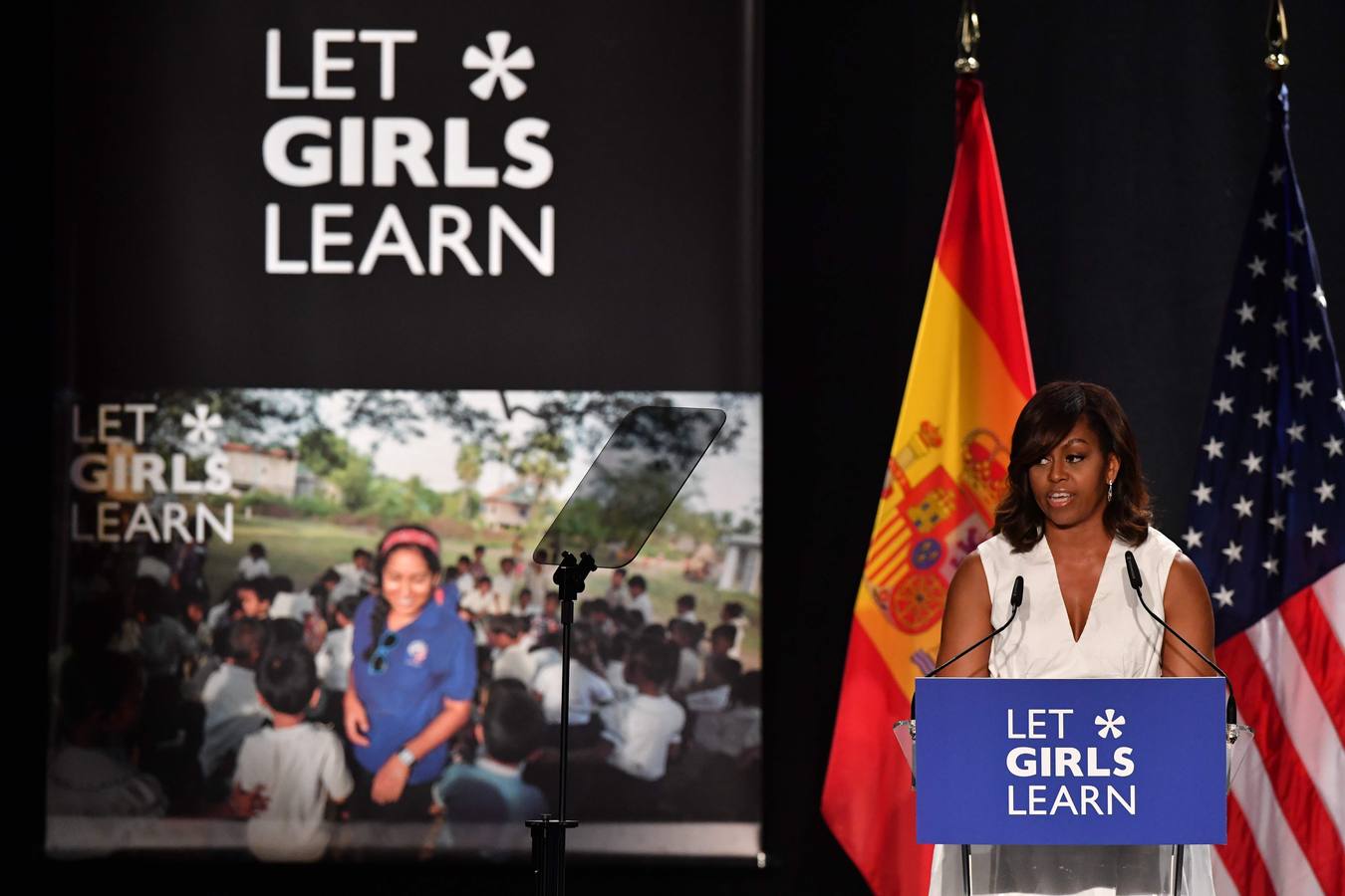 La conferencia de Michelle Obama, en Madrid