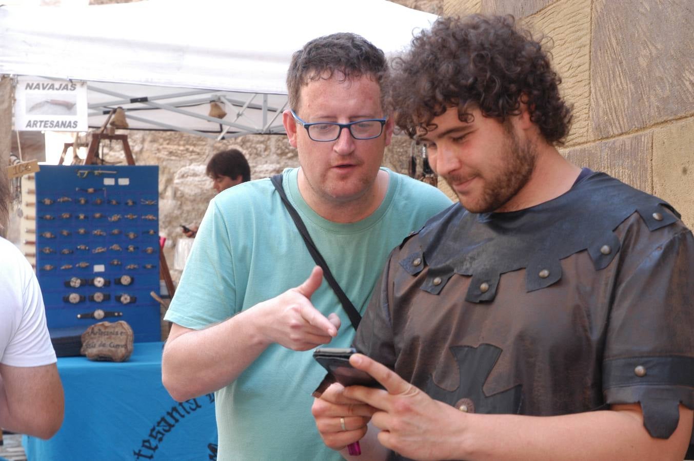 Primera jornada de la VI feria de las Tres Culturas en Cervera