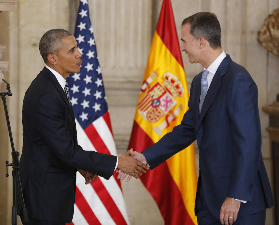 Primera visita oficial de Obama a España