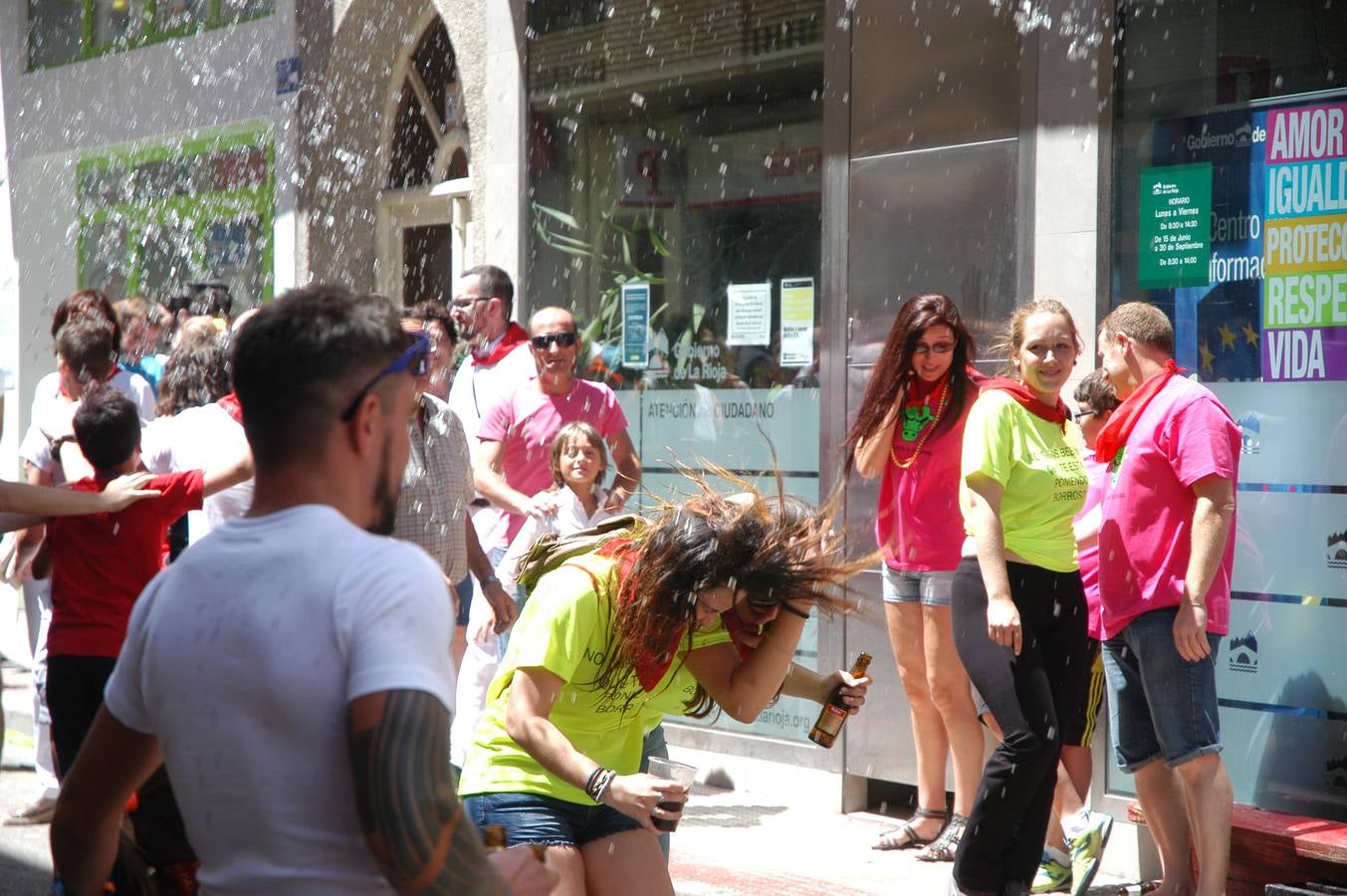 Disparo del chupinazo en Cervera