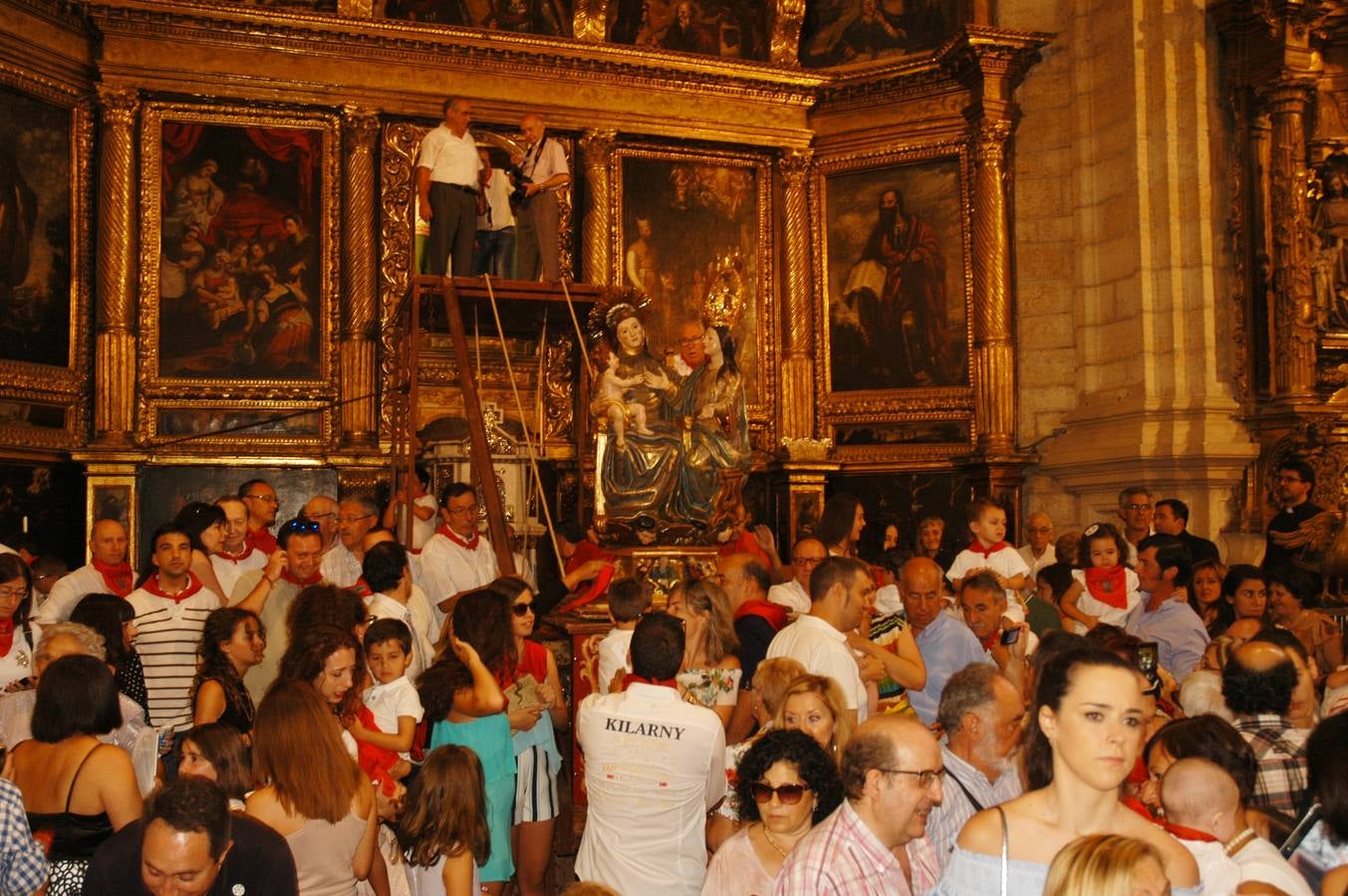 Cervera celebra la bajada de Santa Ana