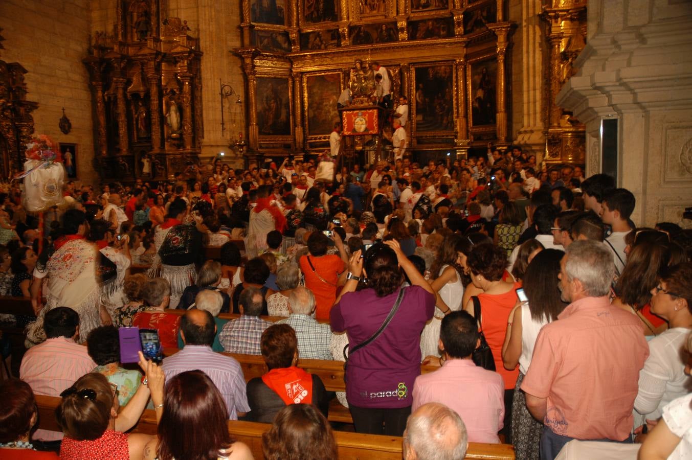 Cervera celebra la bajada de Santa Ana