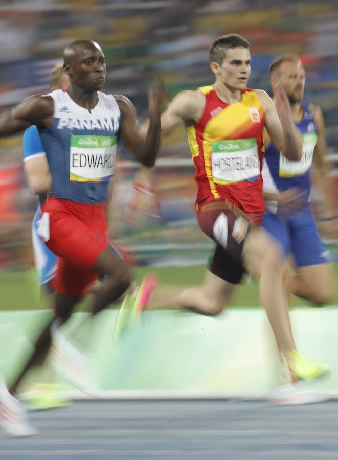 Bruno Hortelano se queda fuera de la final de los 200 metros