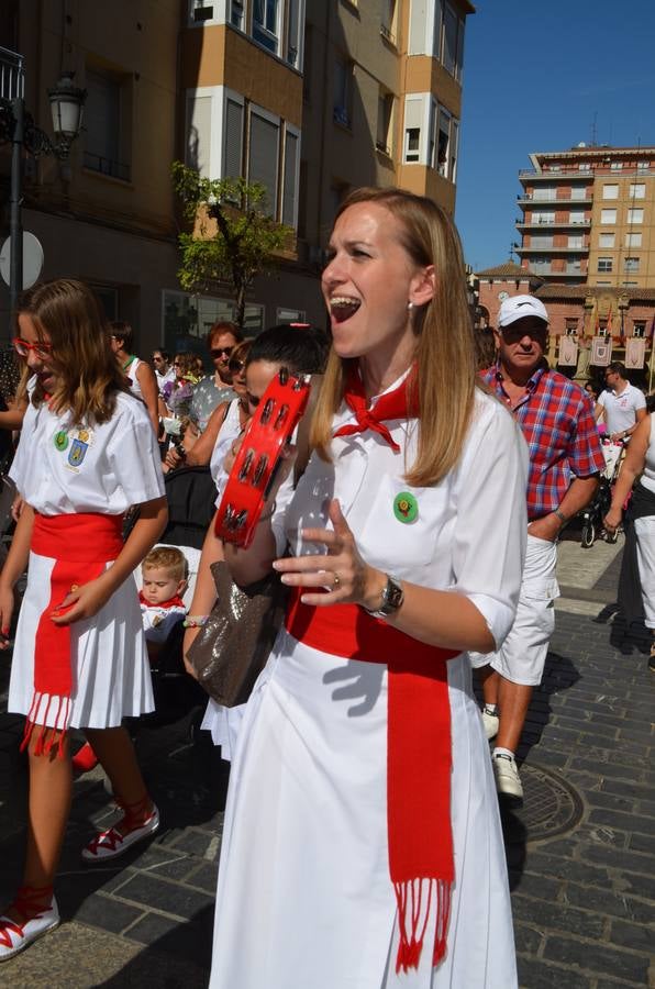 Calahorra se vuelca con la Ofrenda de Flores