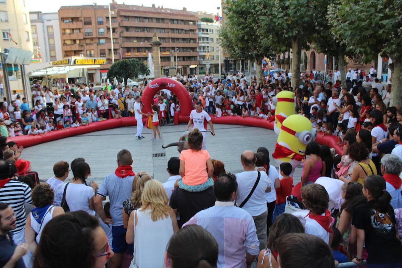 Sanferminions, el último acto infantil del las fiestas de Calahorra