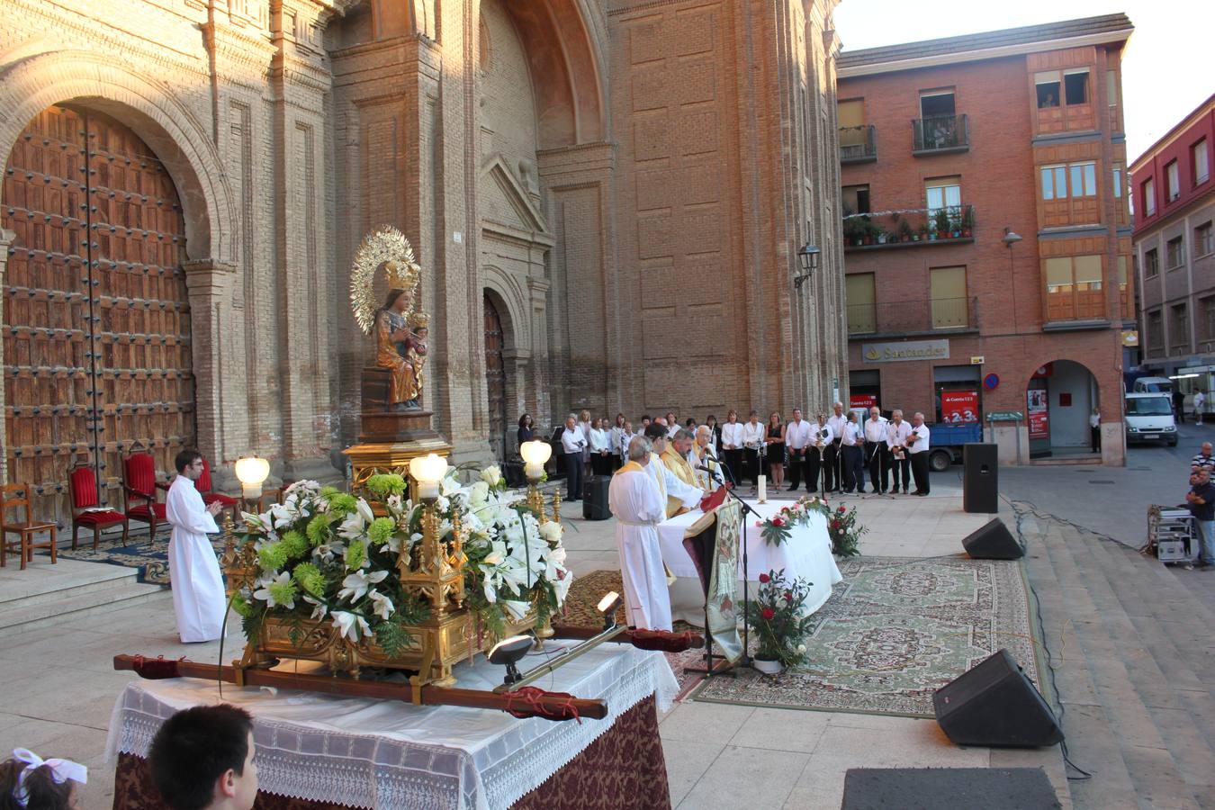 Día grande por la virgen del Burgo en Alfaro