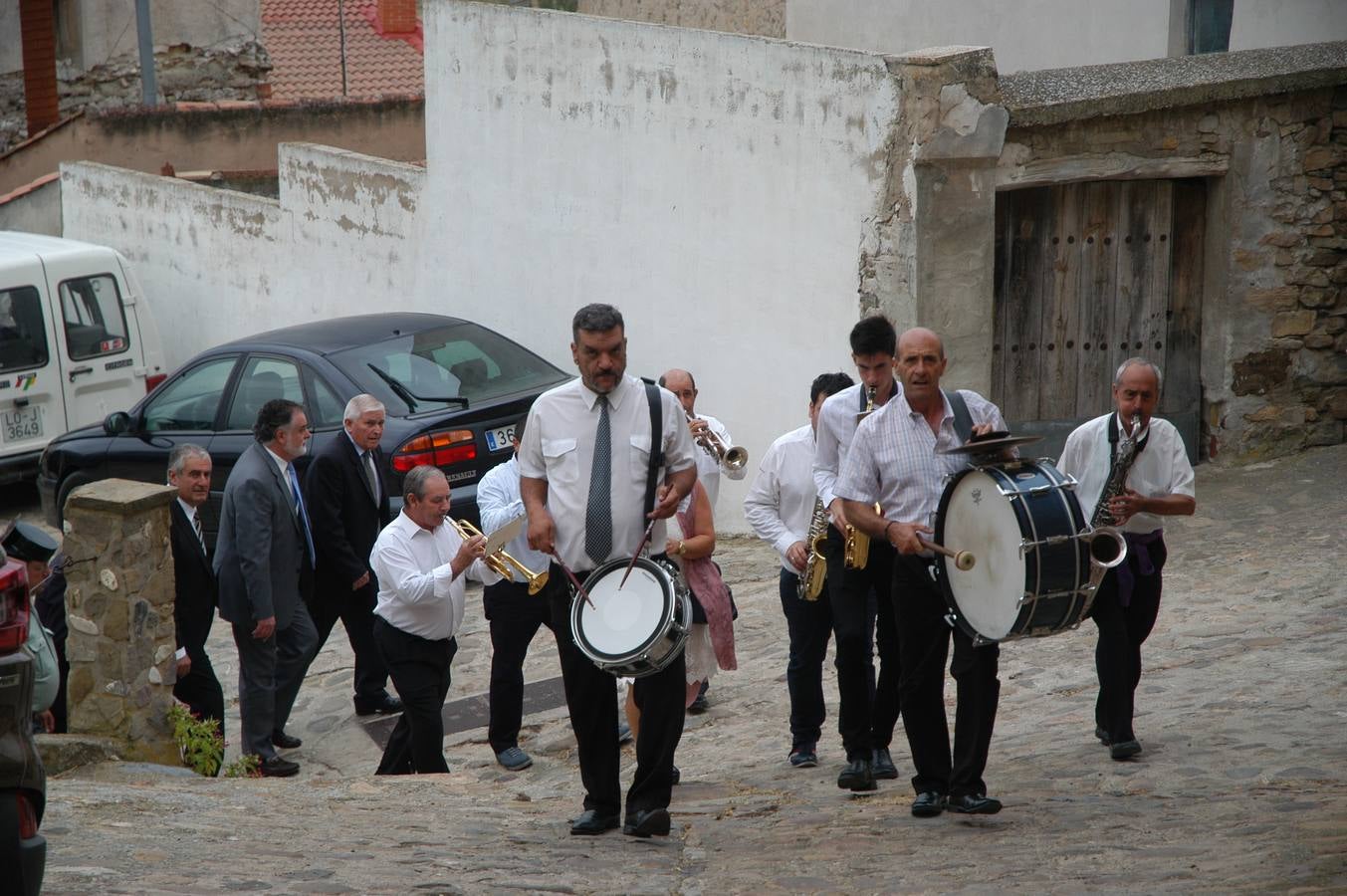 Grávalos celebra su día grande con la procesión de la Virgen de la Antigua