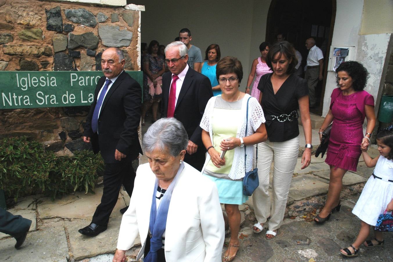 Grávalos celebra su día grande con la procesión de la Virgen de la Antigua