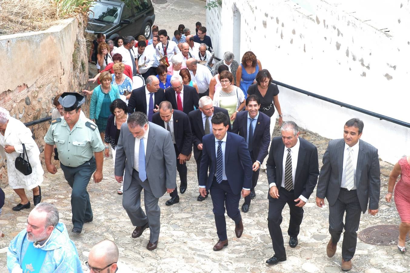 Grávalos celebra su día grande con la procesión de la Virgen de la Antigua