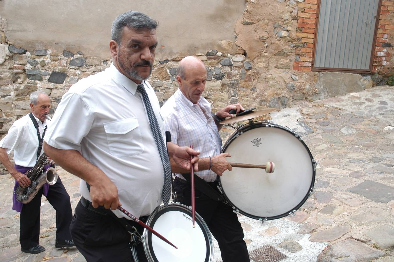 Grávalos celebra su día grande con la procesión de la Virgen de la Antigua