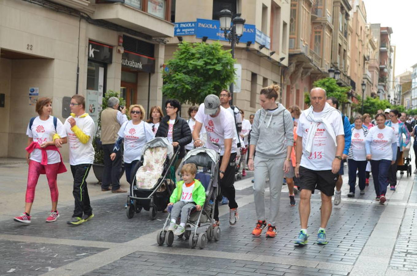 Marcha de Cáritas en Calahorra (I)