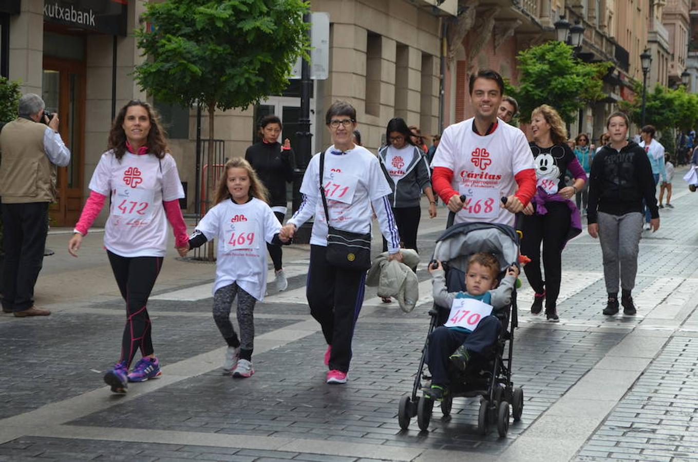 Marcha de Cáritas en Calahorra (I)