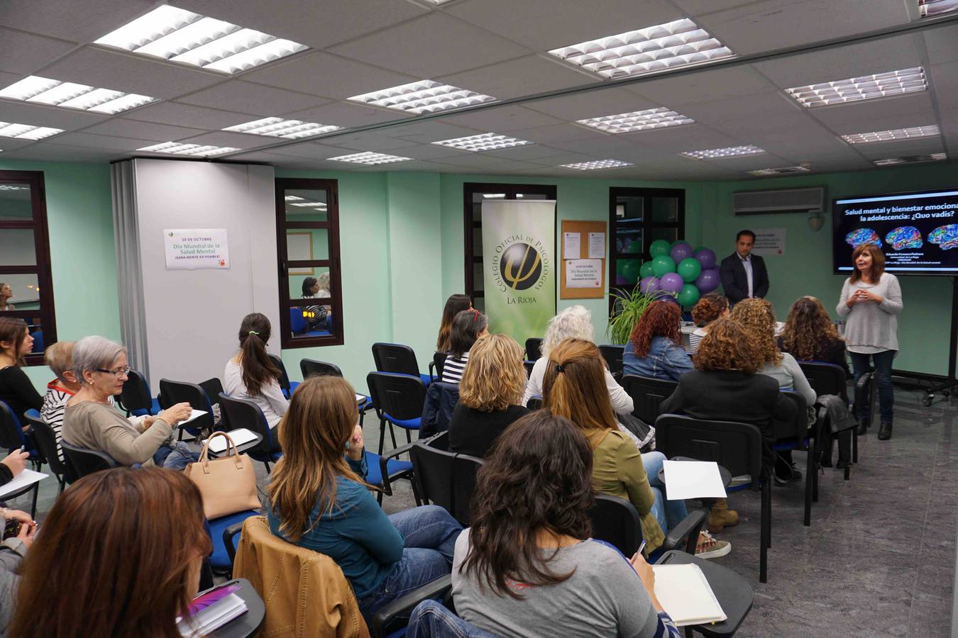 El colegio Oficial de Psicólogos celebra el Día Mundial de la Salud Mental