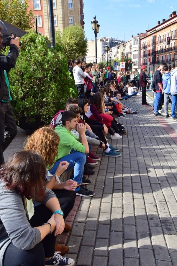 Manifestación de estudiantes en Logroño contra las reválidas y la LOMCE