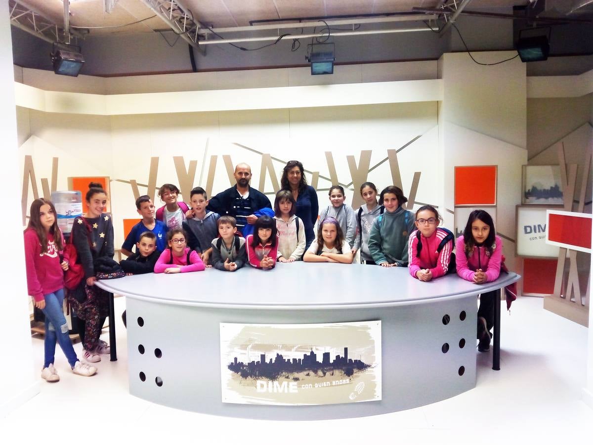 Arrancan las visitas a la multimedia de Diario LA RIOJA con el Colegio de Medrano