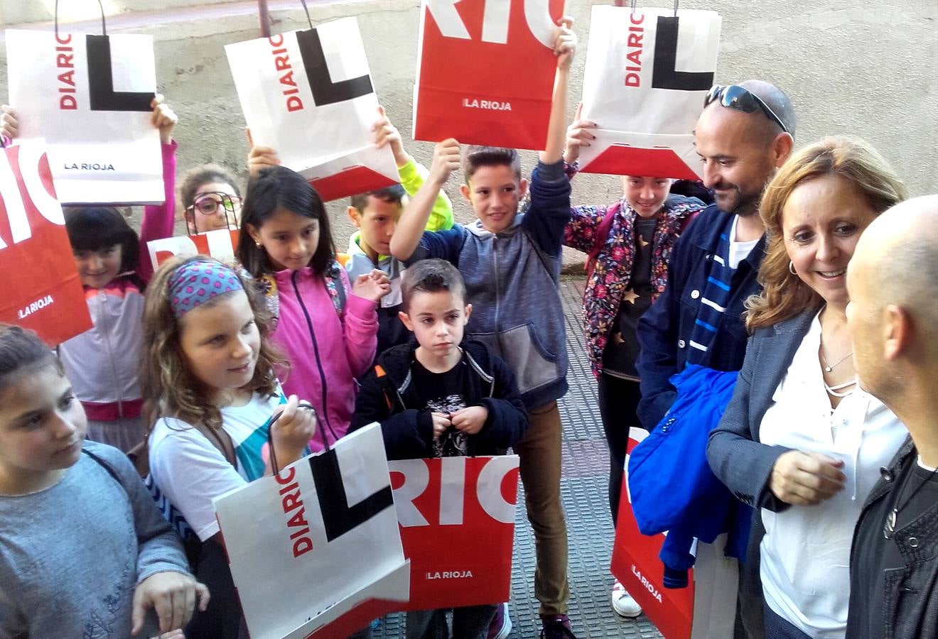 Arrancan las visitas a la multimedia de Diario LA RIOJA con el Colegio de Medrano