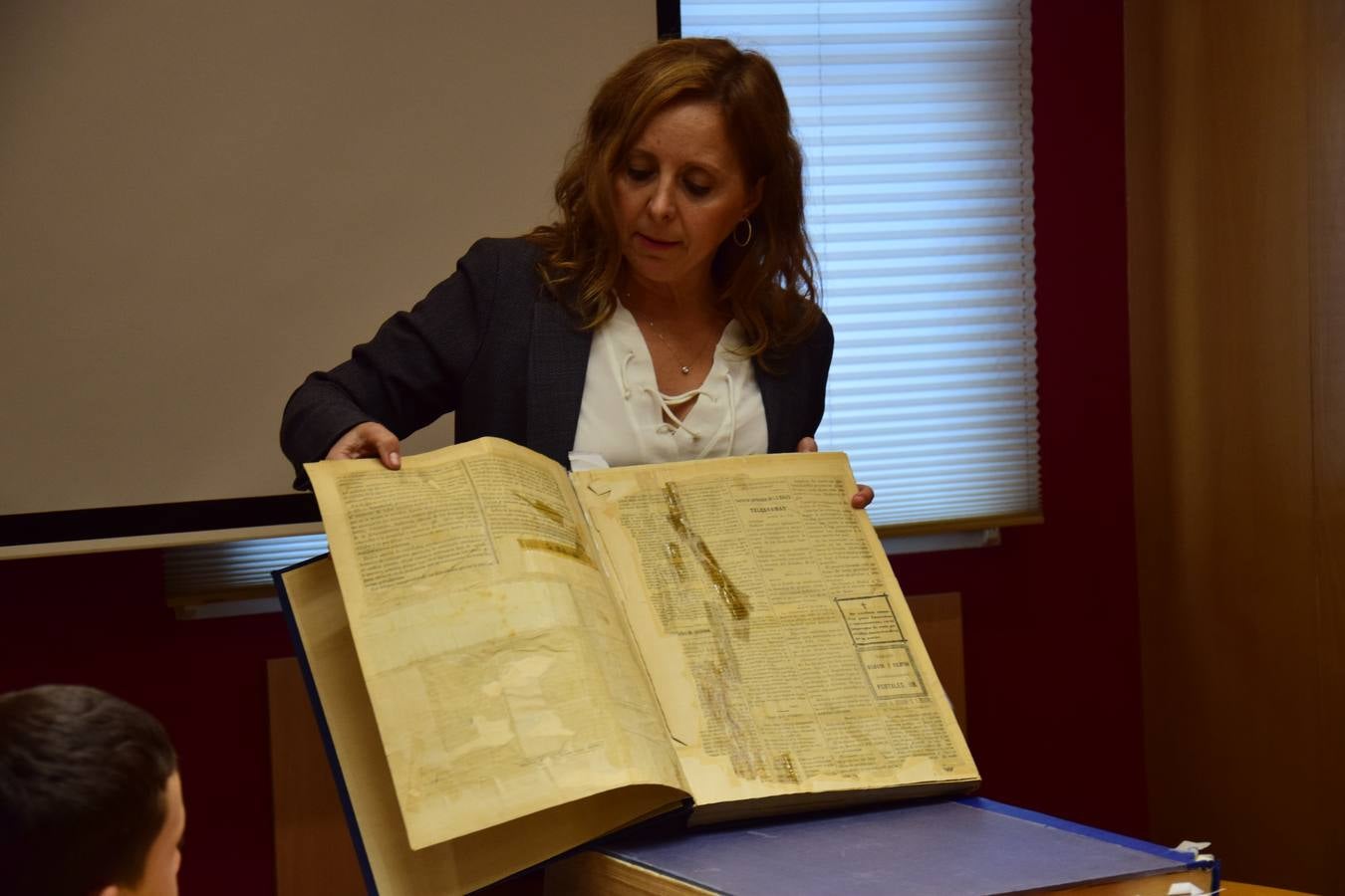 Arrancan las visitas a la multimedia de Diario LA RIOJA con el Colegio de Medrano