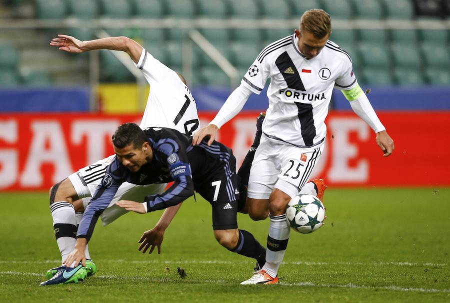 Las mejores imágenes del Legia-Real Madrid