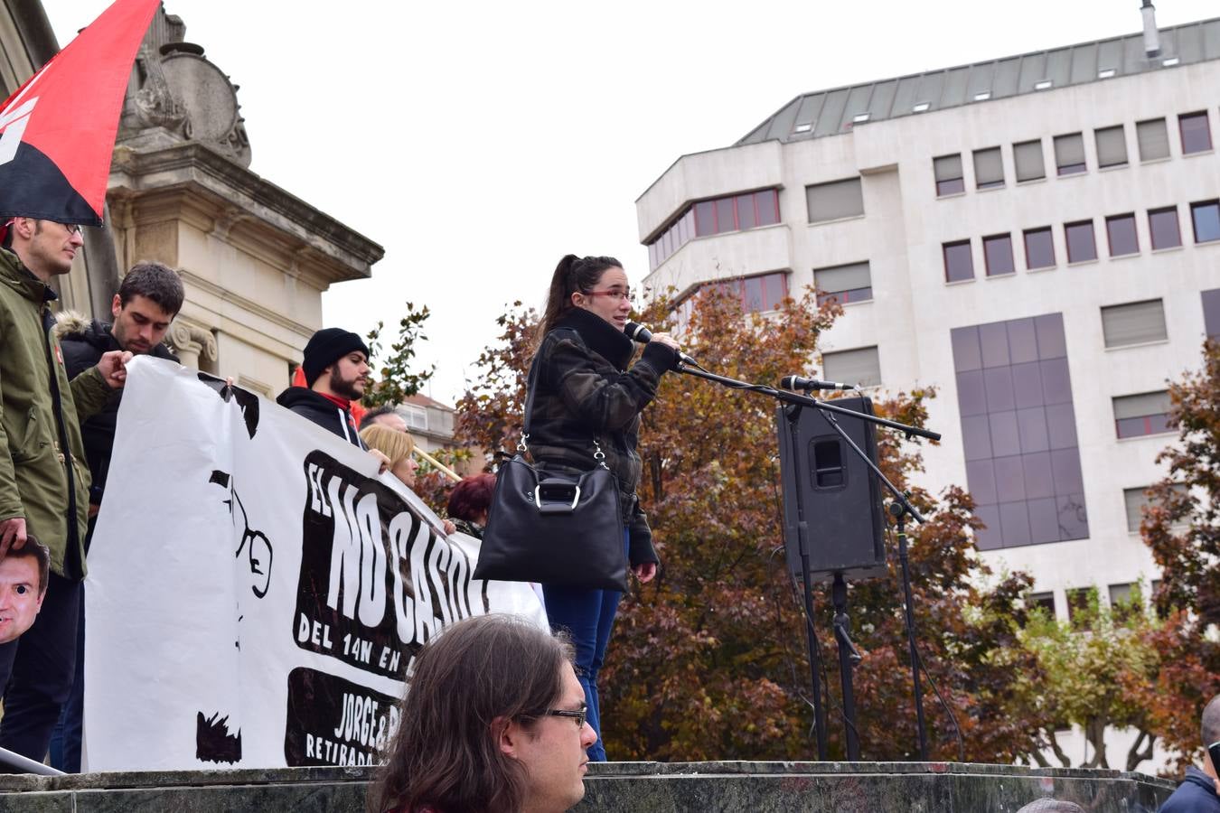 Unas 300 personas se manifiestan por el fin del proceso de los detenidos en el 14N