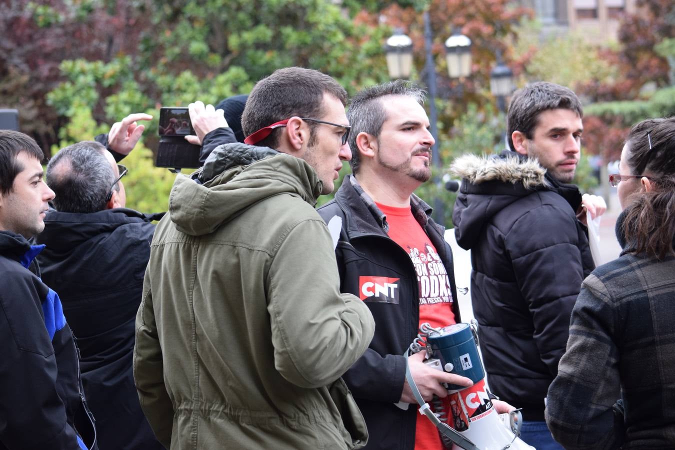 Unas 300 personas se manifiestan por el fin del proceso de los detenidos en el 14N