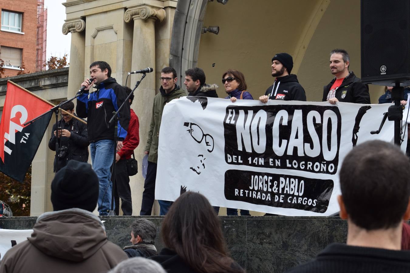 Unas 300 personas se manifiestan por el fin del proceso de los detenidos en el 14N