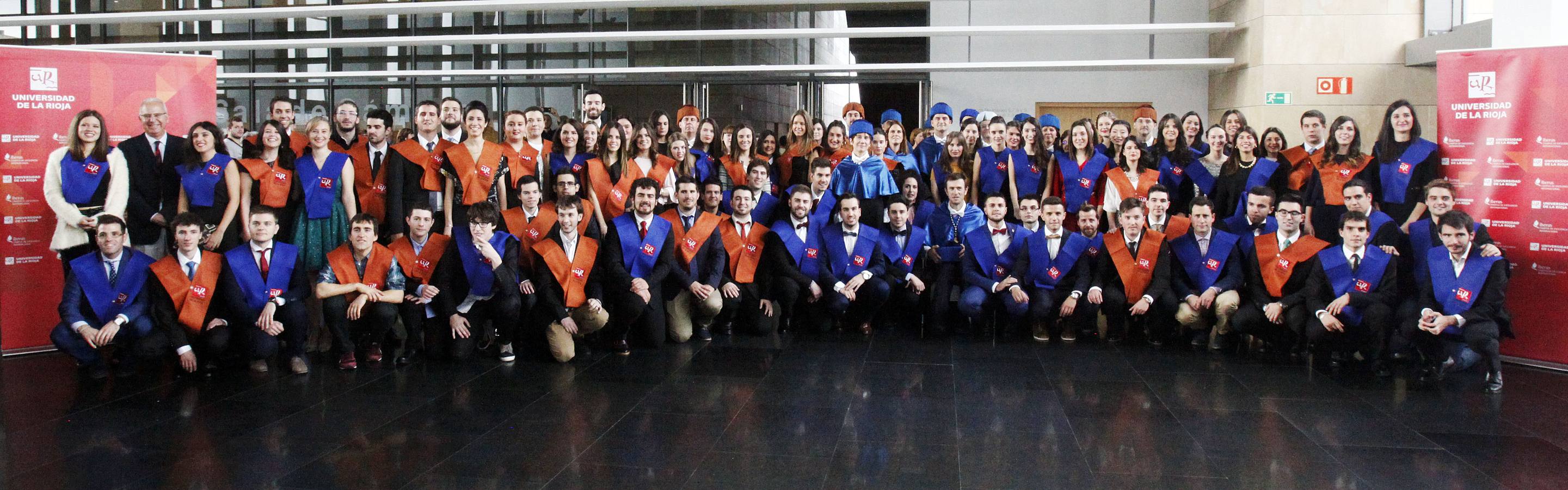 Acto de graduación de la facultad de Ciencia y Tecnología de la Universidad de La Rioja