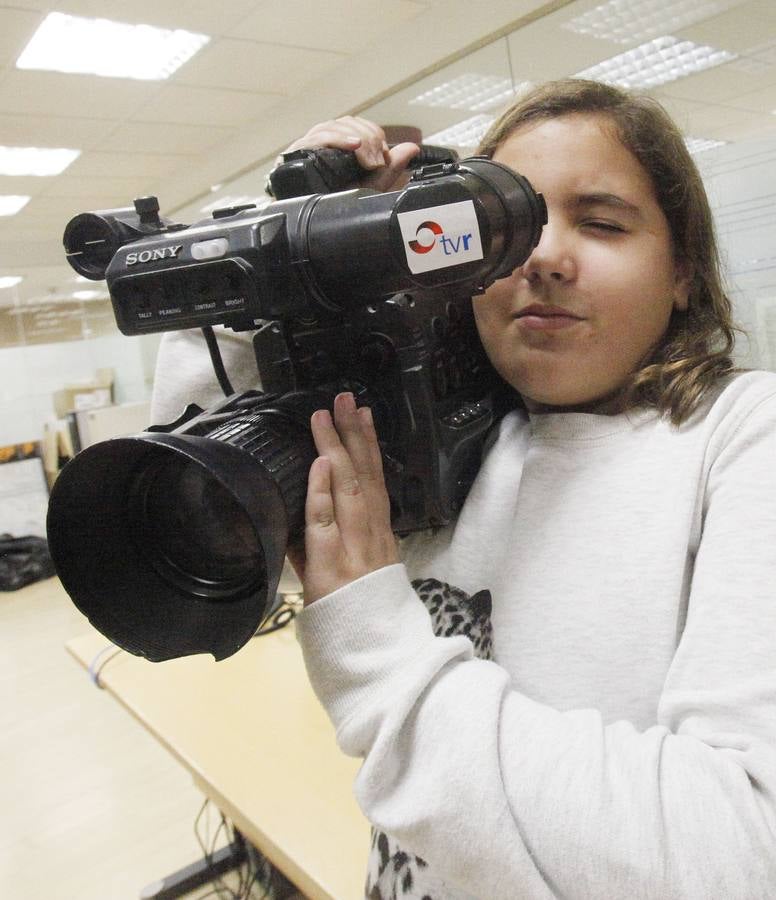 Los alumnos de 5º de Primaria del Colegio Salesianos Domingo Savio de Logroño visitan la multimedia de Diario LA RIOJA