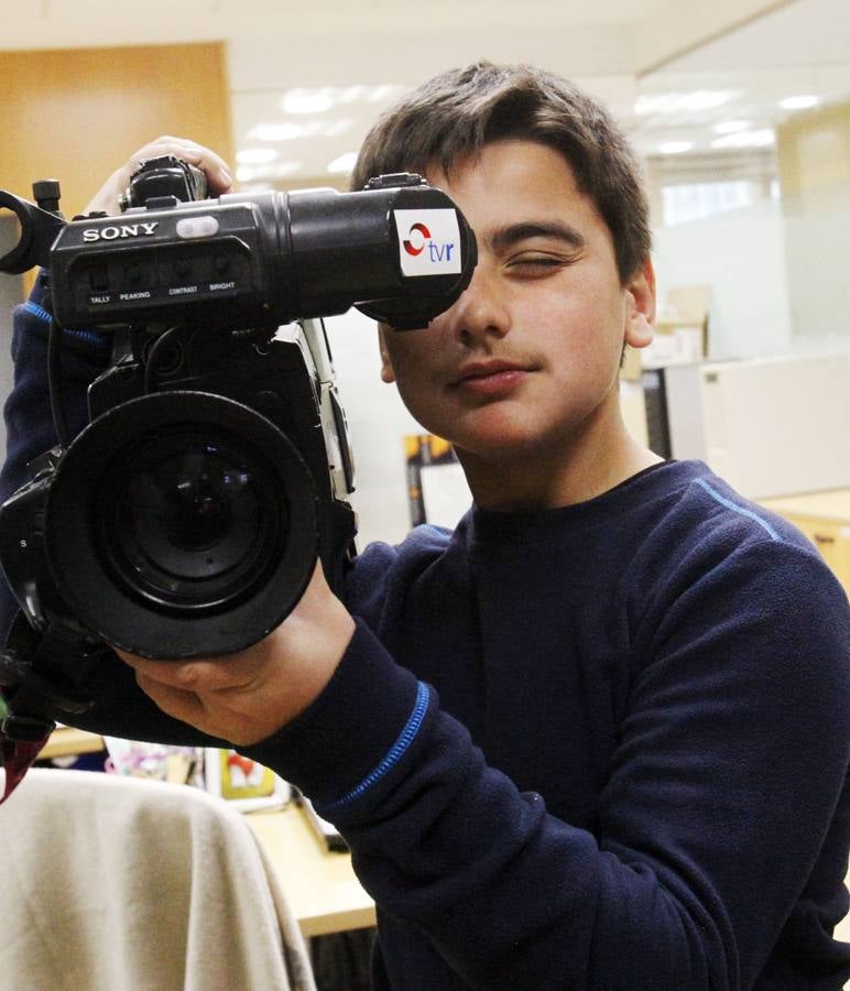 Los alumnos de 5º de Primaria del Colegio Salesianos Domingo Savio de Logroño visitan la multimedia de Diario LA RIOJA