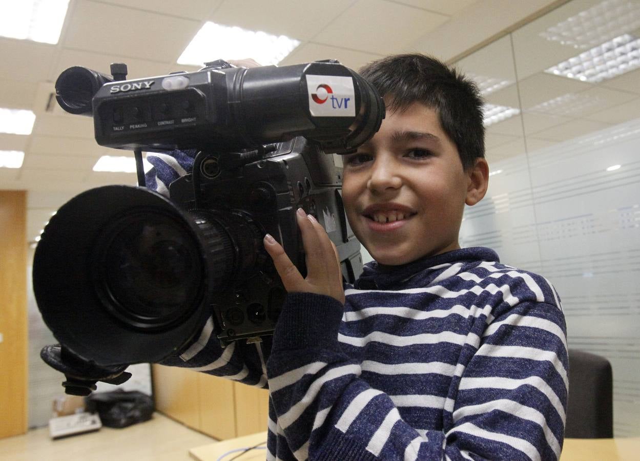 Los alumnos de 5º de Primaria del Colegio Salesianos Domingo Savio de Logroño visitan la multimedia de Diario LA RIOJA