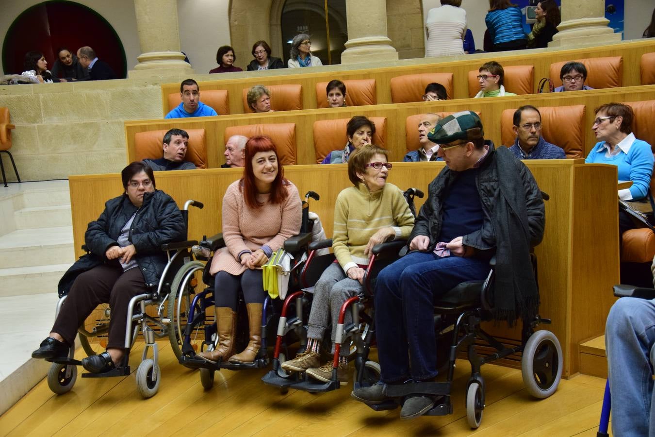 Acto del Día de la Discapacidad en el Parlamento riojano