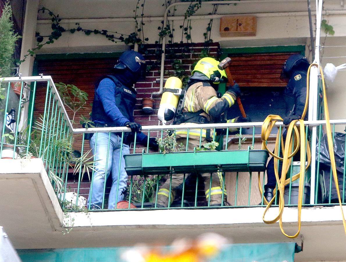 Tenso desahucio en Logroño