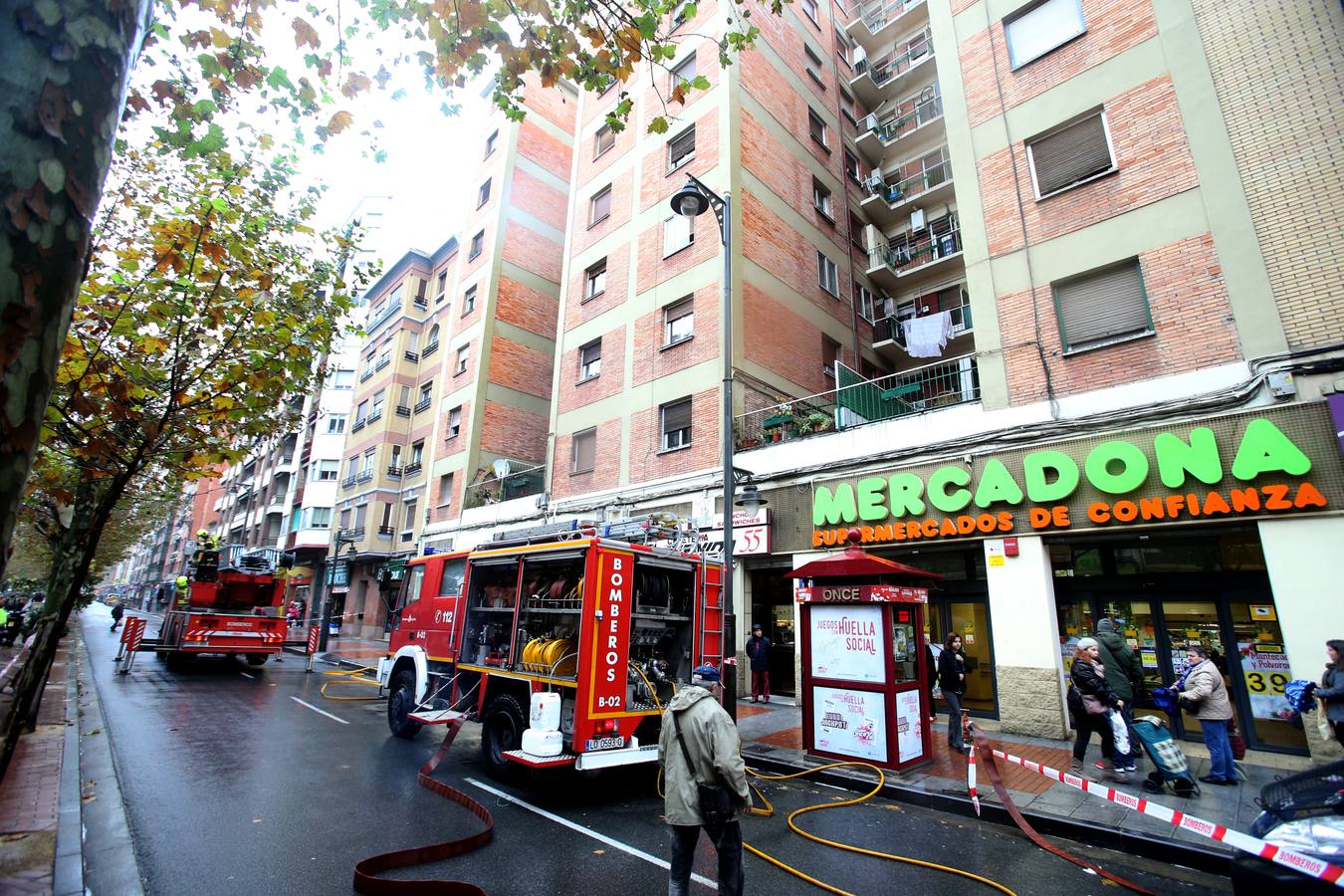 Tenso desahucio en Logroño