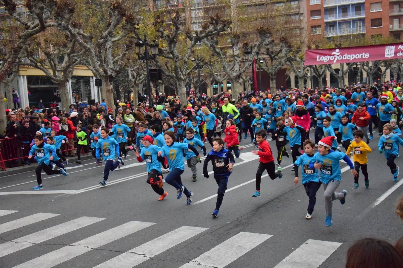 San Silvestre infantil en Logroño