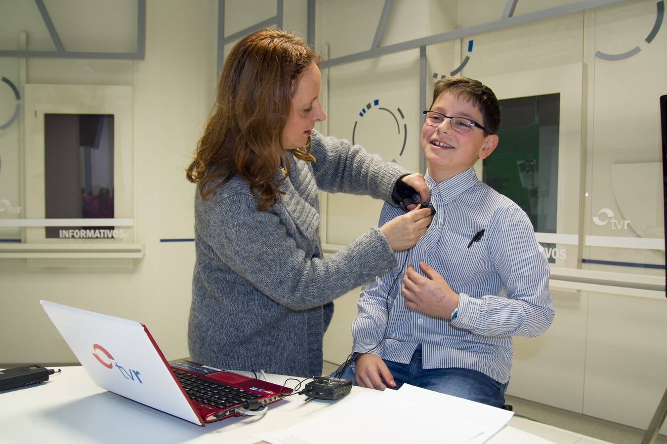 Los alumnos de 6º A del CEIP Las Gaunas visitan la multimedia de Diario LA RIOJA