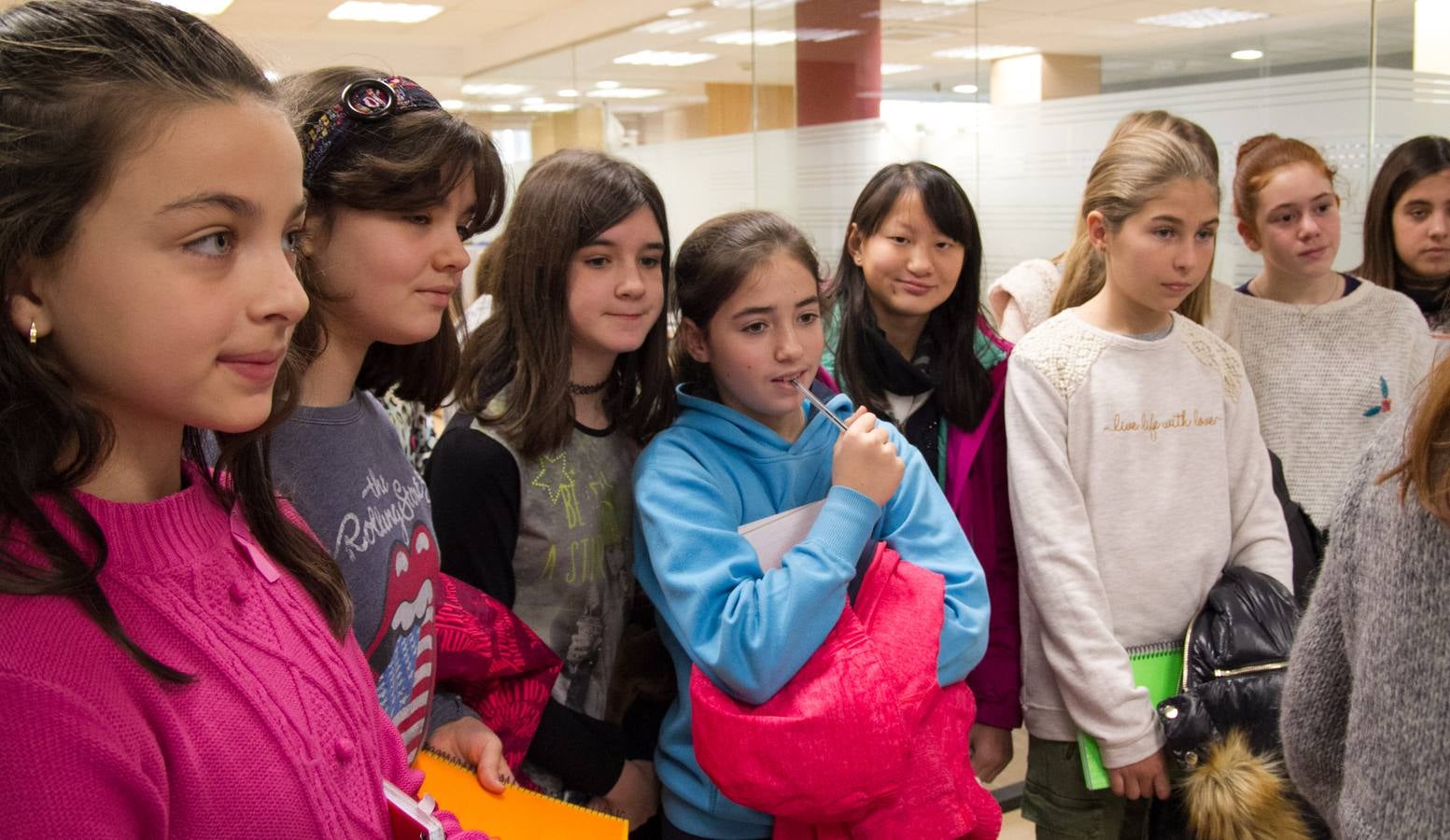 Los alumnos de 6º A del CEIP Las Gaunas visitan la multimedia de Diario LA RIOJA