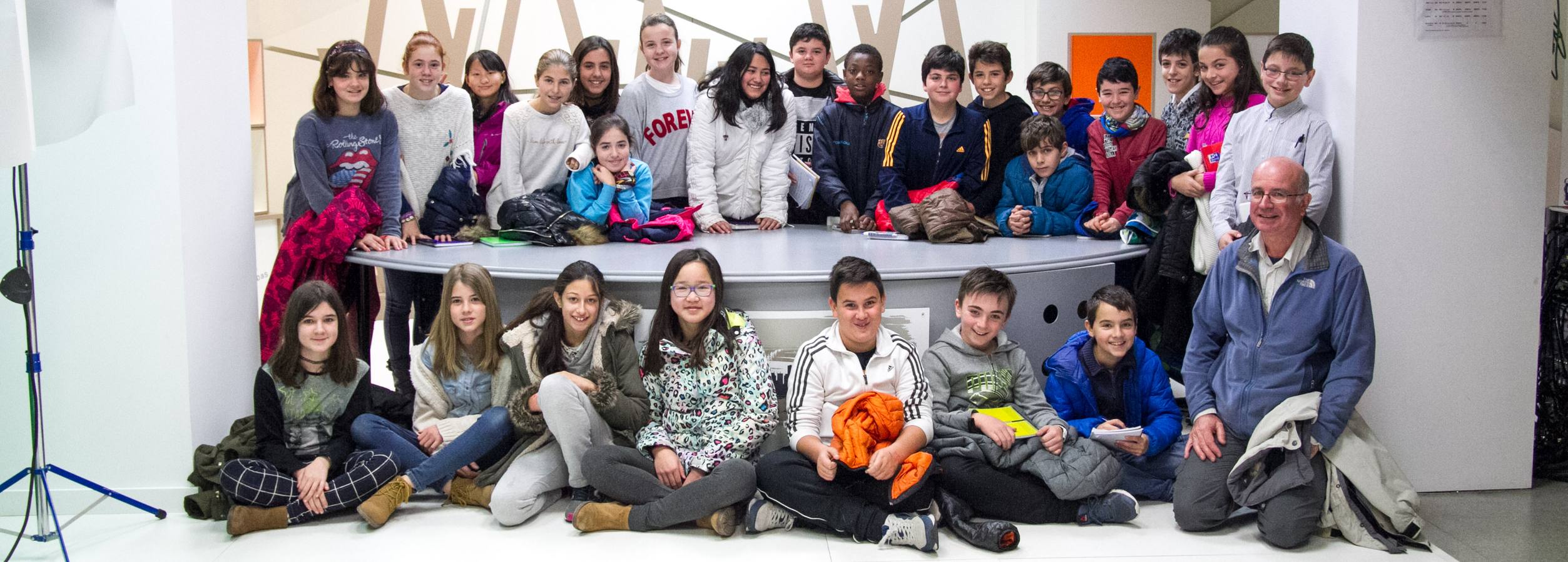 Los alumnos de 6º A del CEIP Las Gaunas visitan la multimedia de Diario LA RIOJA