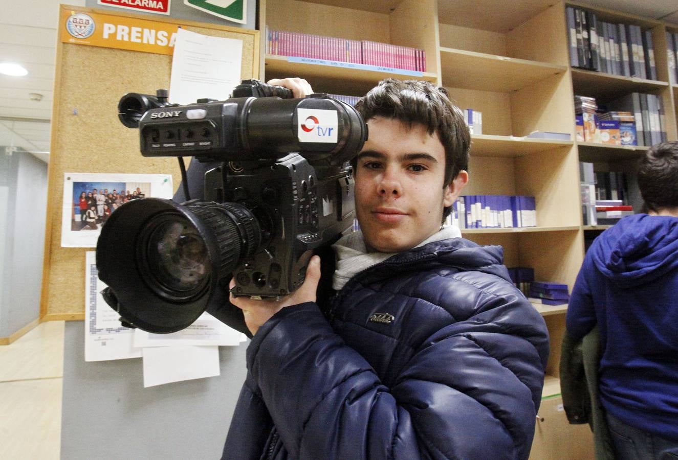 Los alumnos de 6º B del Ceip Las Gaunas de Logroño visitan la multimedia de Diario LA RIOJA
