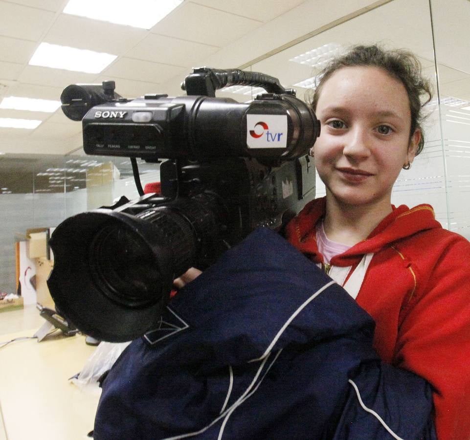 Los alumnos de 6º B del Ceip Las Gaunas de Logroño visitan la multimedia de Diario LA RIOJA