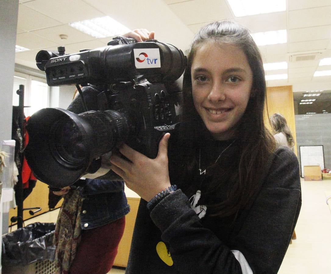 Los alumnos de 6º B del Ceip Las Gaunas de Logroño visitan la multimedia de Diario LA RIOJA