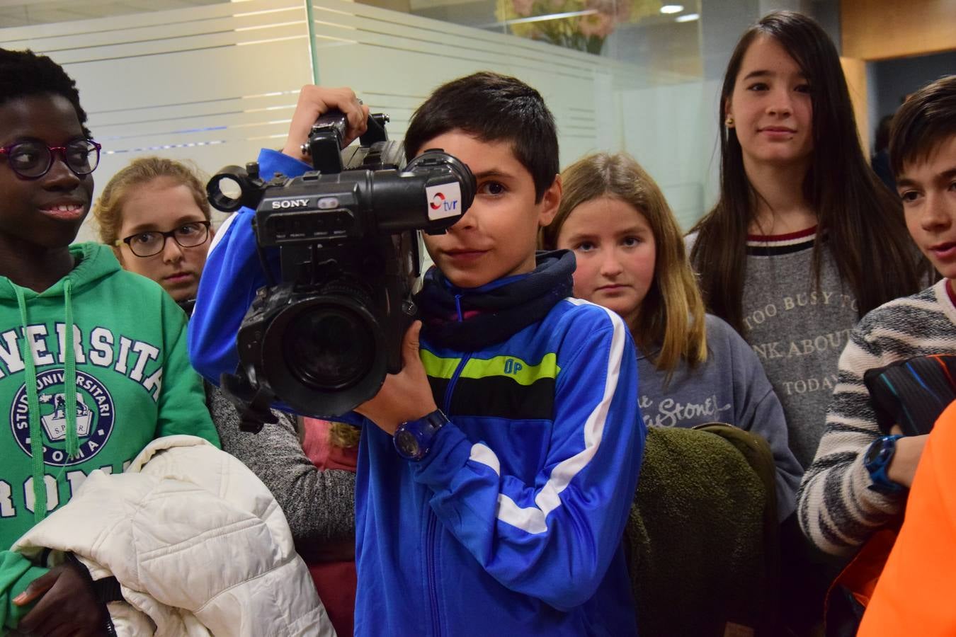 Los alumnos de 6º C del CEIP Las Gaunas visitan la multimedia de Diario LA RIOJA