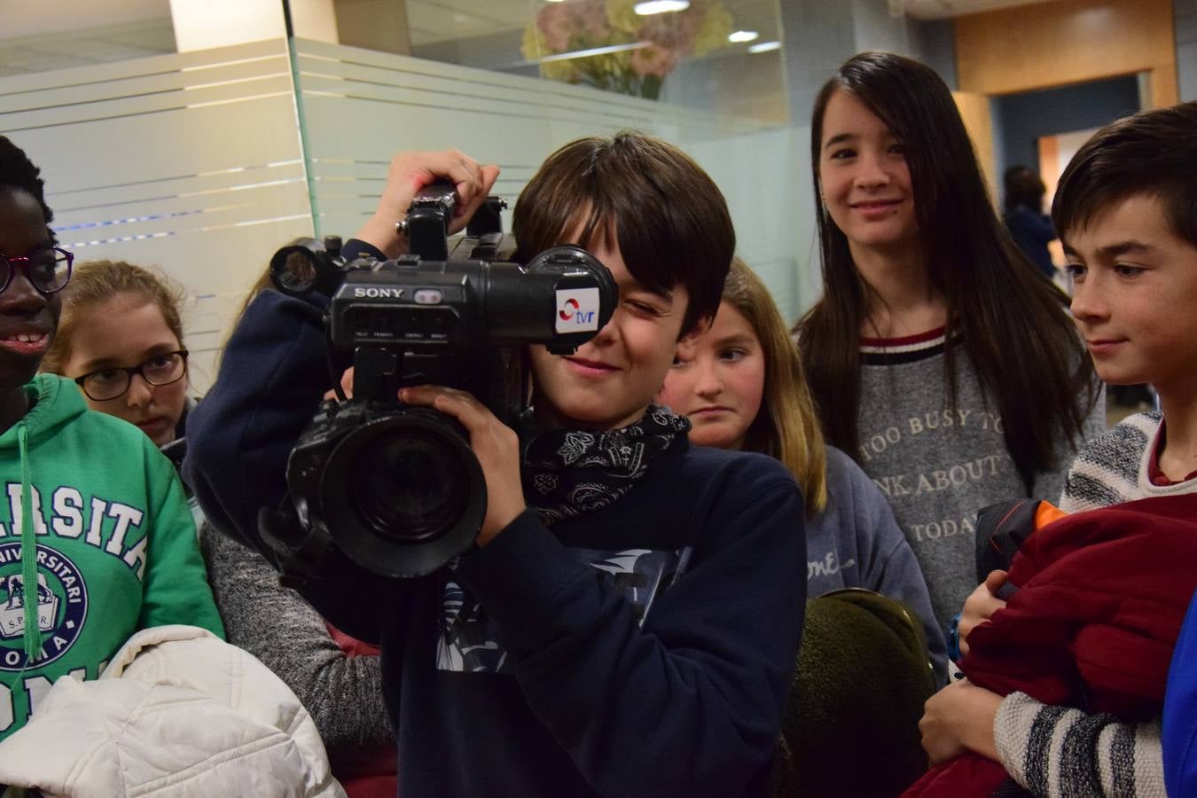 Los alumnos de 6º C del CEIP Las Gaunas visitan la multimedia de Diario LA RIOJA