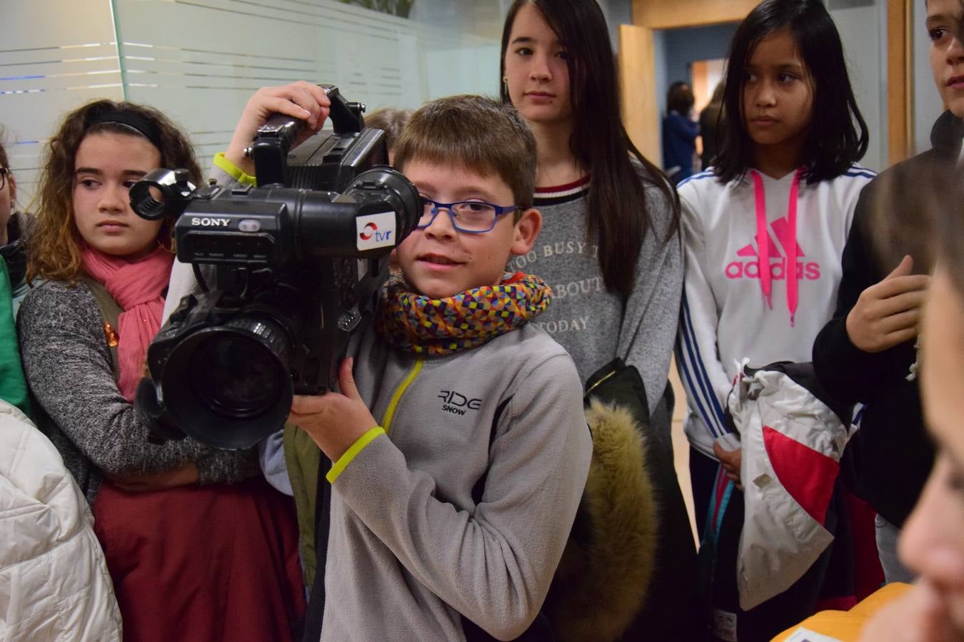 Los alumnos de 6º C del CEIP Las Gaunas visitan la multimedia de Diario LA RIOJA