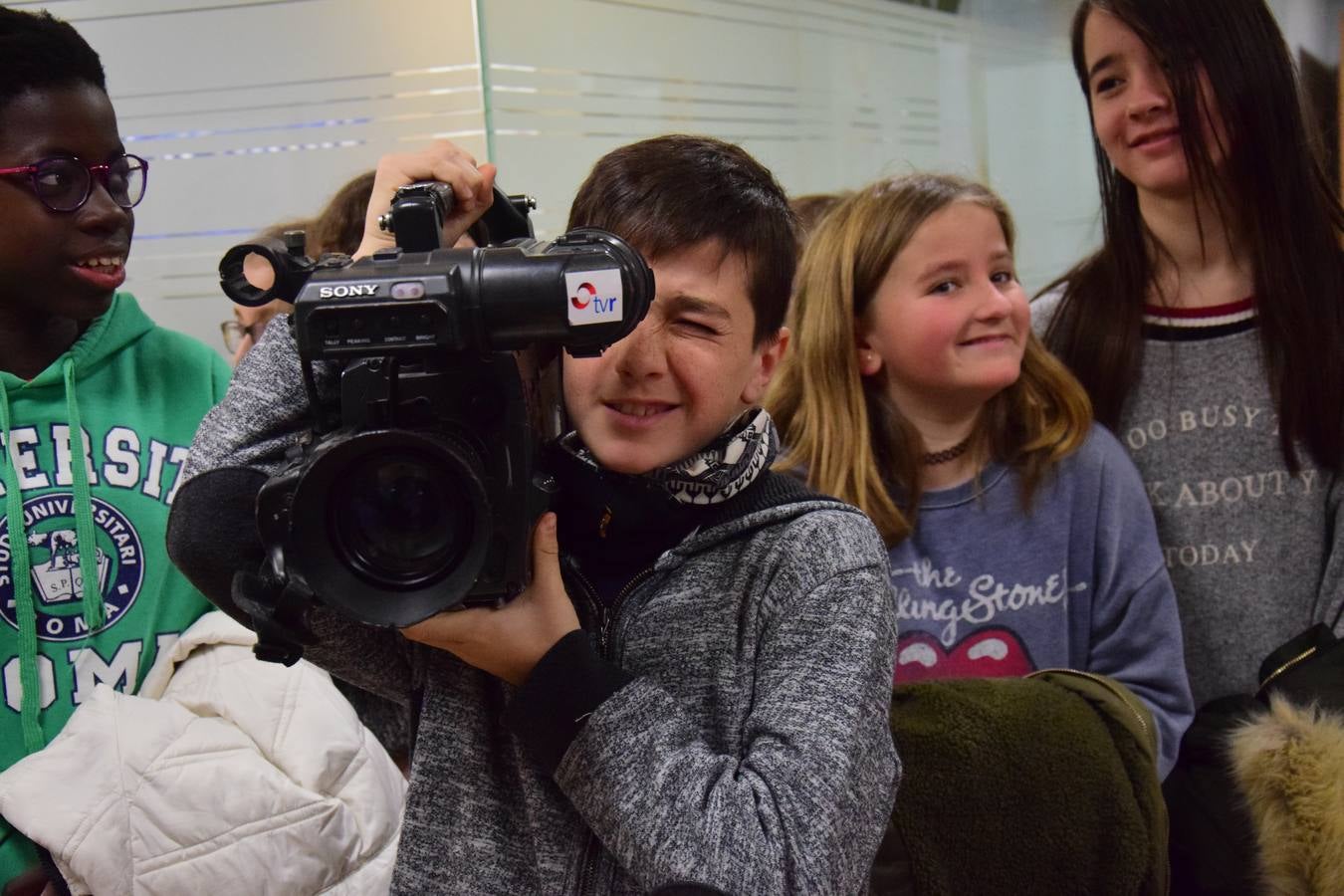 Los alumnos de 6º C del CEIP Las Gaunas visitan la multimedia de Diario LA RIOJA