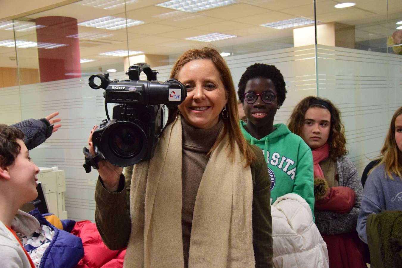 Los alumnos de 6º C del CEIP Las Gaunas visitan la multimedia de Diario LA RIOJA